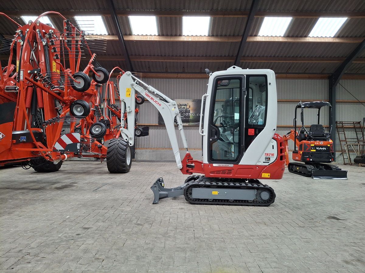 Takeuchi TB216, minigraver, minikraan, BJ2026, Nieuw!