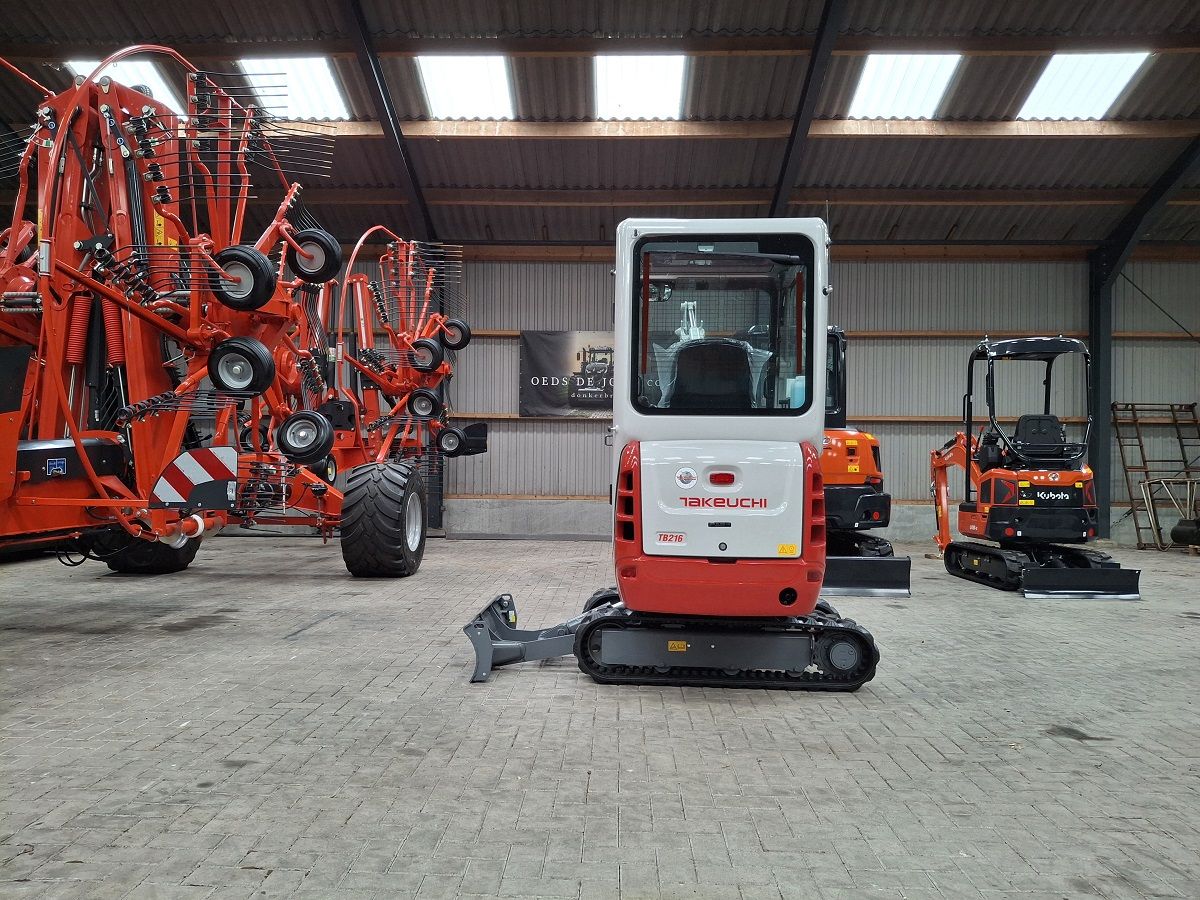 Takeuchi TB216, minigraver, minikraan, BJ2026, Nieuw!