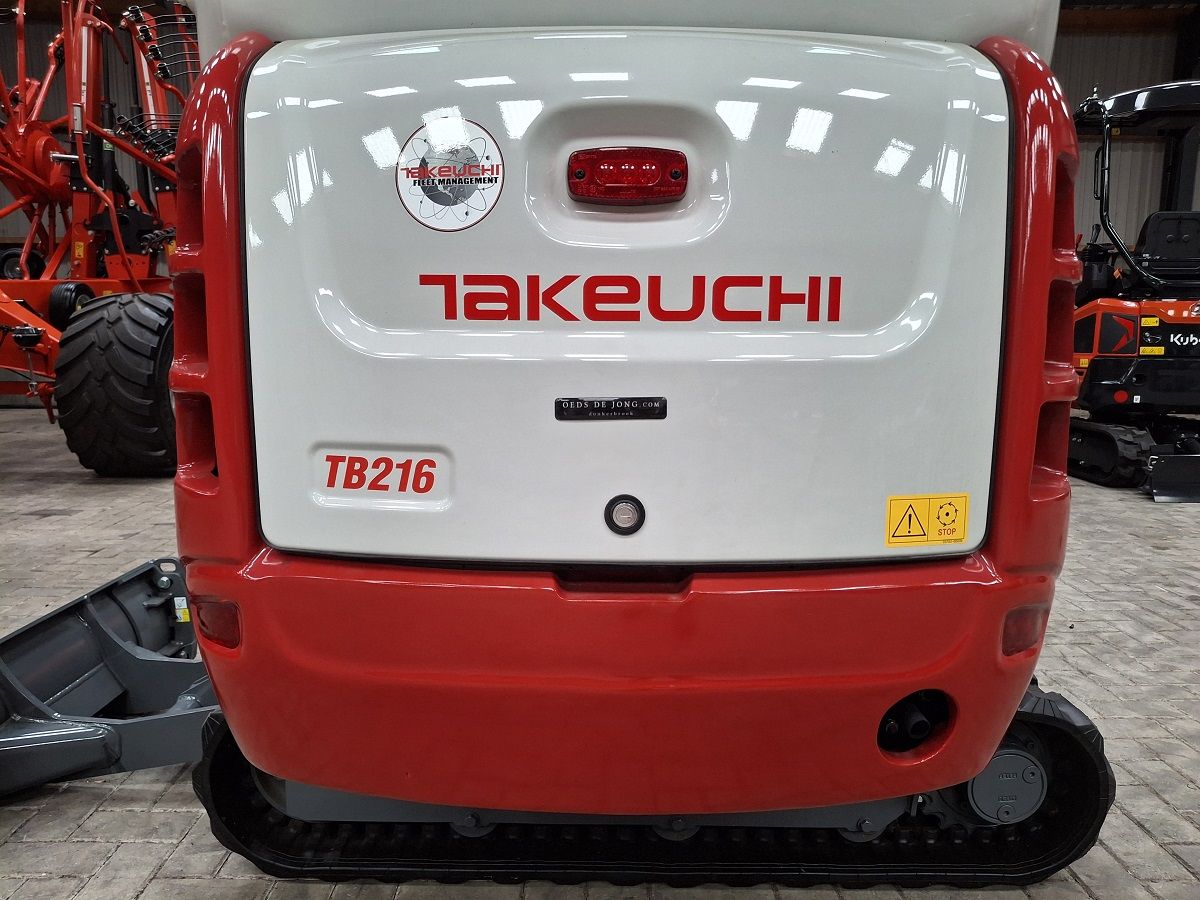 Takeuchi TB216, minigraver, minikraan, BJ2026, Nieuw!