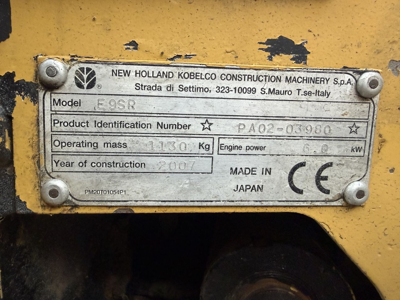 New Holland E9SR mini graver