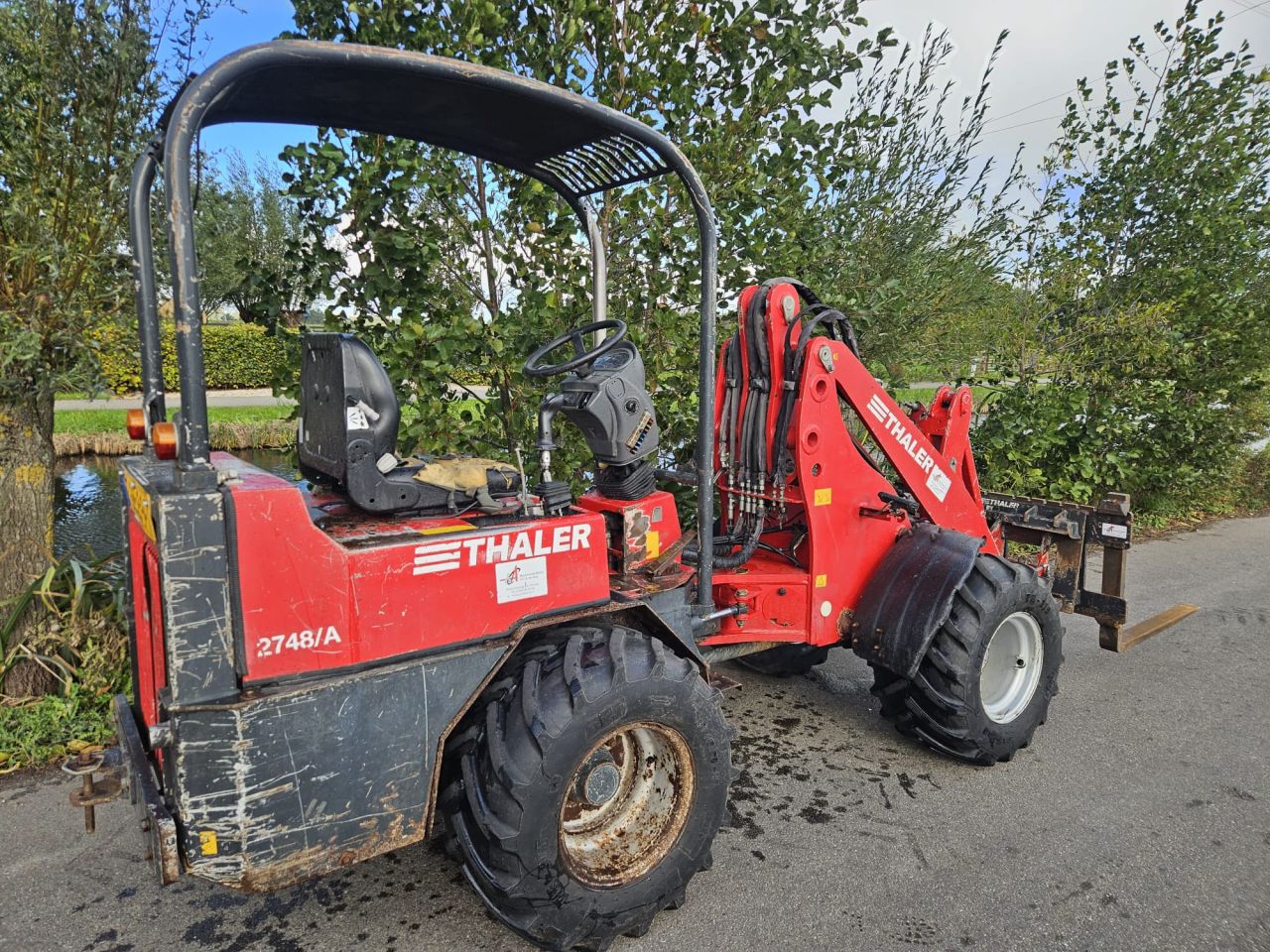 Gebruikte Thaler 2748A mini shovel