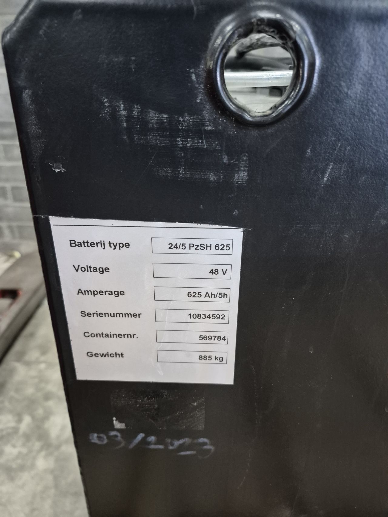 Celectric 48 volt 5PzS625 tractie batterij bj 2023 getest 100%