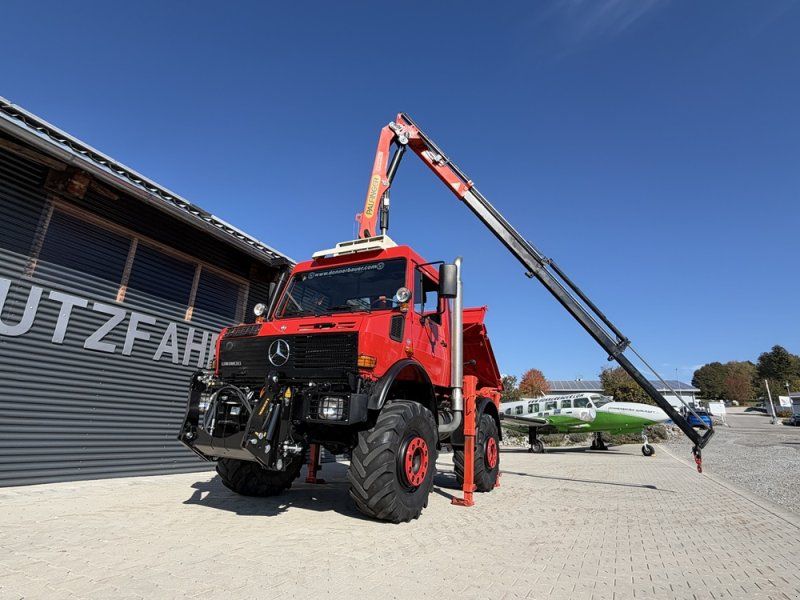 Mercedes-Benz Unimog U1600 Agrar mit Kran, Einzelstück