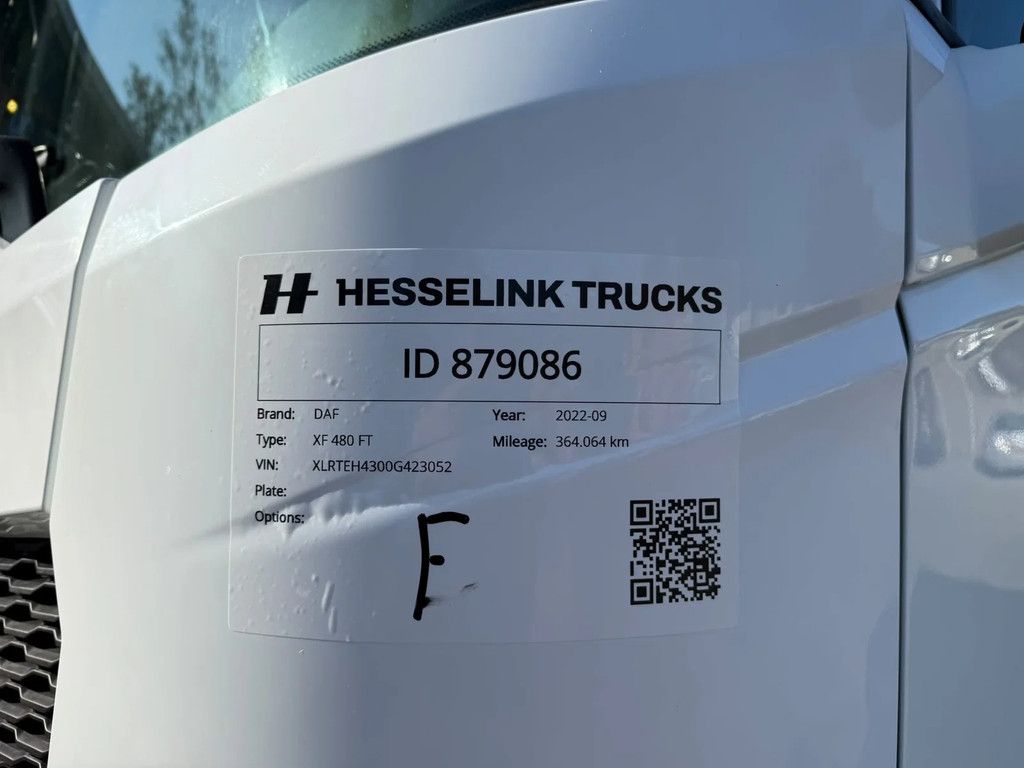 DAF XF 480 NGD 2x tank 364.064KM LED ACC