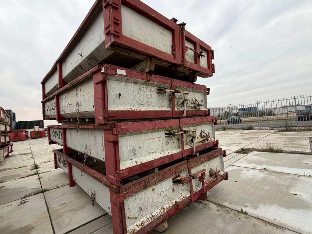 Gebruikte 6m3 open containers diverse merken