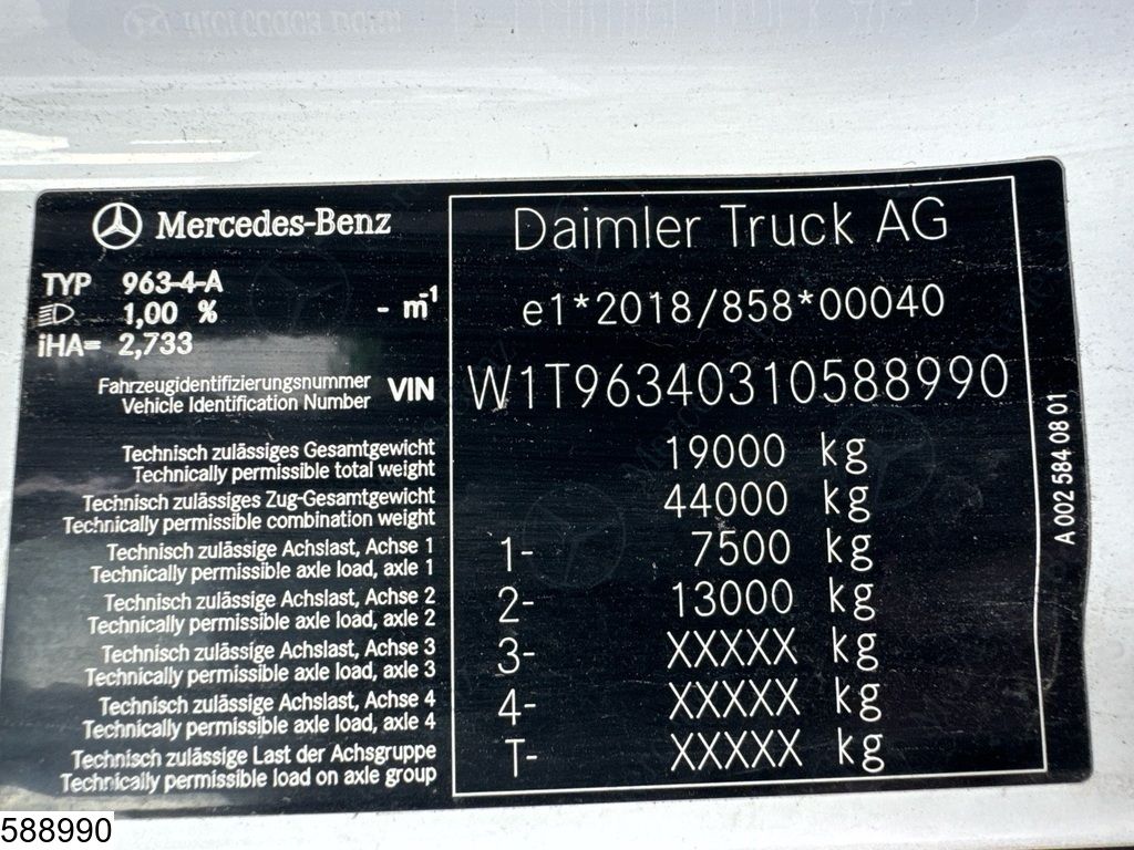 Mercedes Actros 1846 EURO 6, Retarder