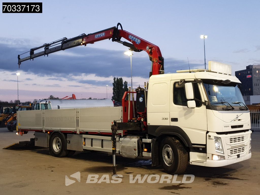Volvo FM FM 330 4X2 EFFER 125/4S Crane Kran 1500kg Tailgate Full Air Automatic VEB Euro 6