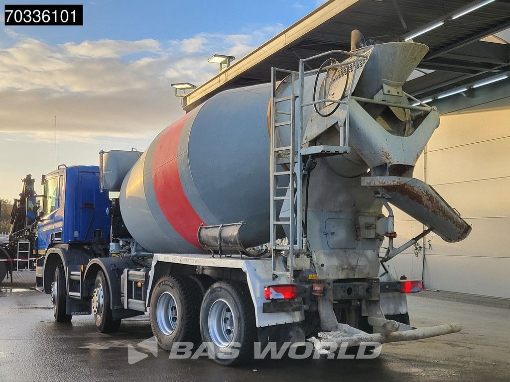 Scania P370 8X4 9m3 mixer Steel suspension Manual Euro 6