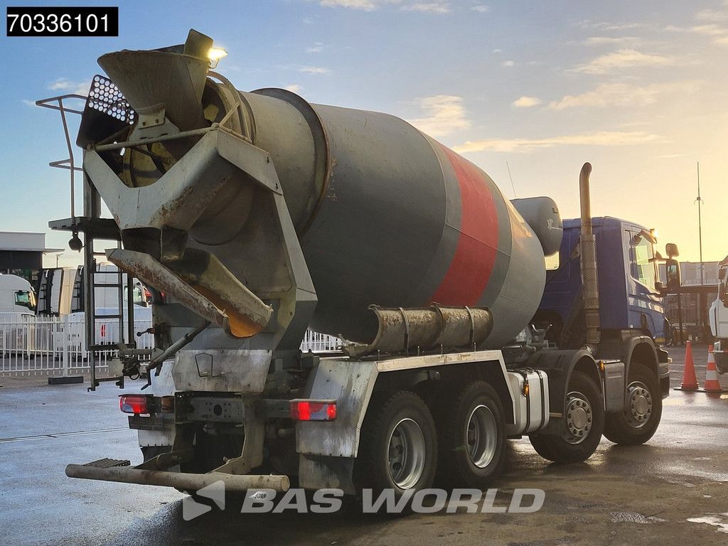 Scania P370 8X4 9m3 mixer Steel suspension Manual Euro 6