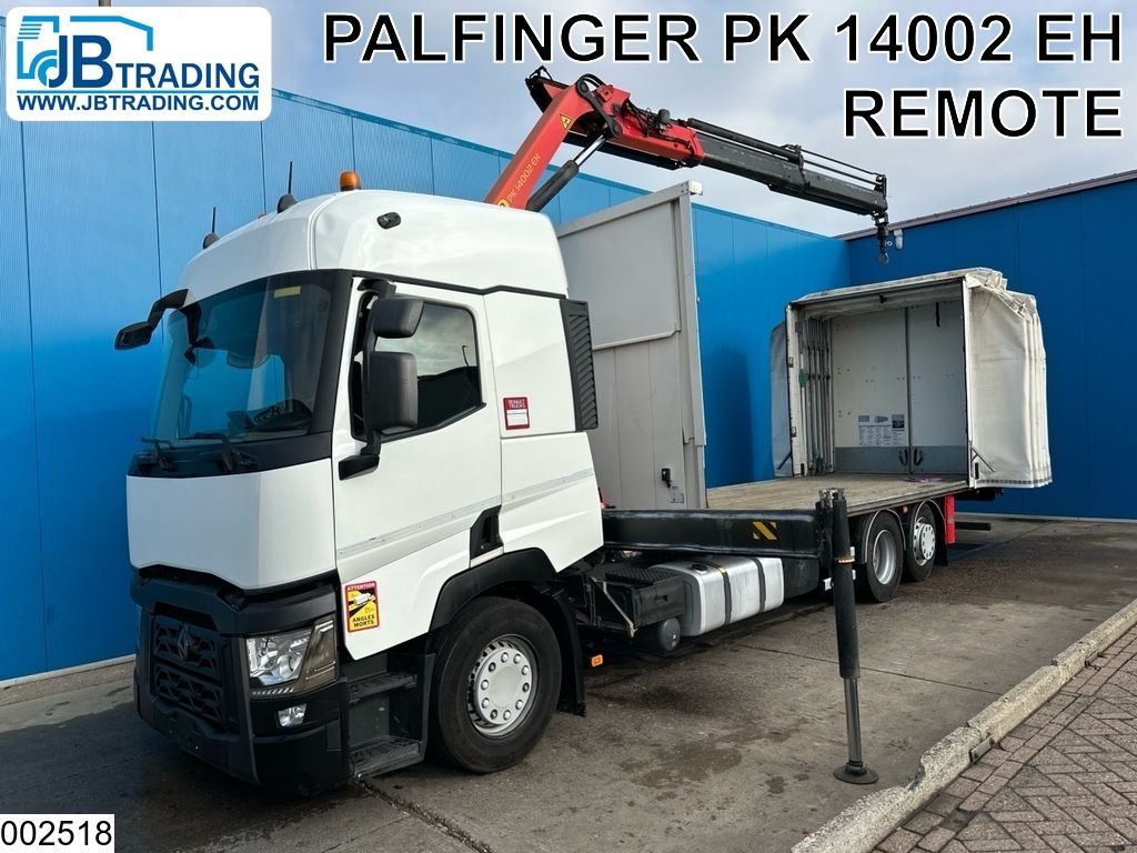Renault T 430 EURO 6, 6x2, steering axle, Palfinger