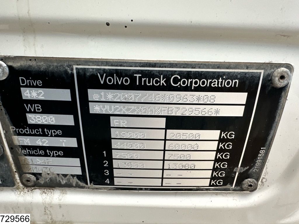 Volvo FM 450 EURO 6, PTO, Hydrauliek
