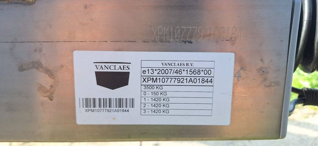 Bootstrailer Vanclaes EXCELLERON 3500kg 2021
