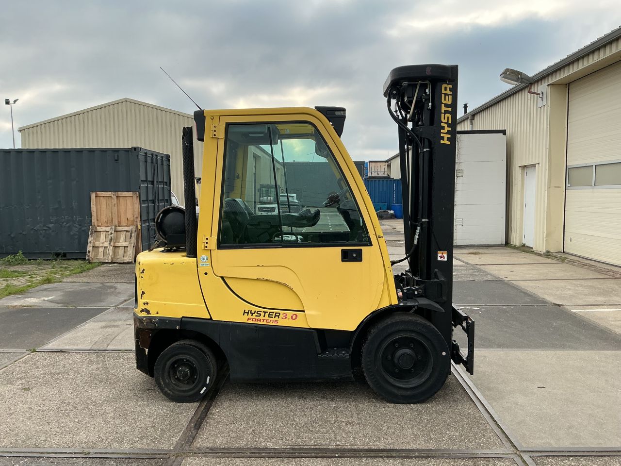 Te Koop Hyster LPG bouwjaar 2019 7 meter mast quatromast