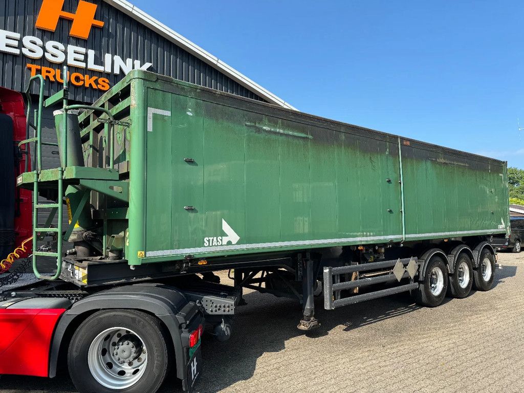 Stas S300CX 50m3 Vol alu Klep/Deuren Liftachse SAF Scheibenbremsen