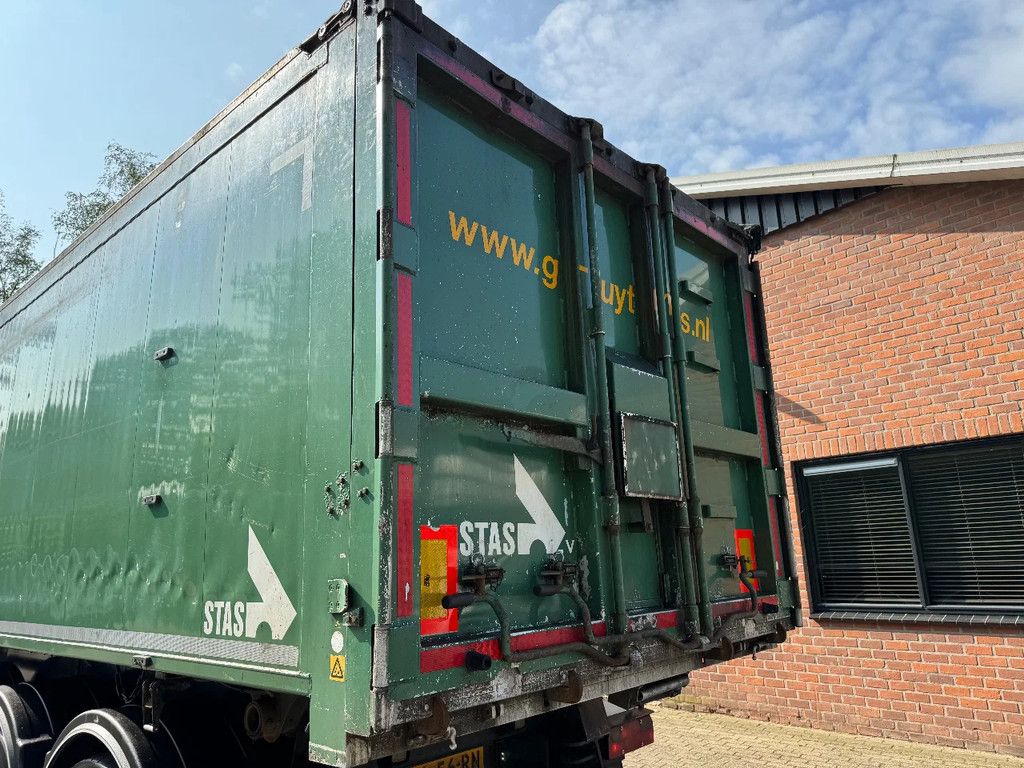 Stas S300CX 50m3 Vol alu Klep/Deuren Liftachse SAF Scheibenbremsen