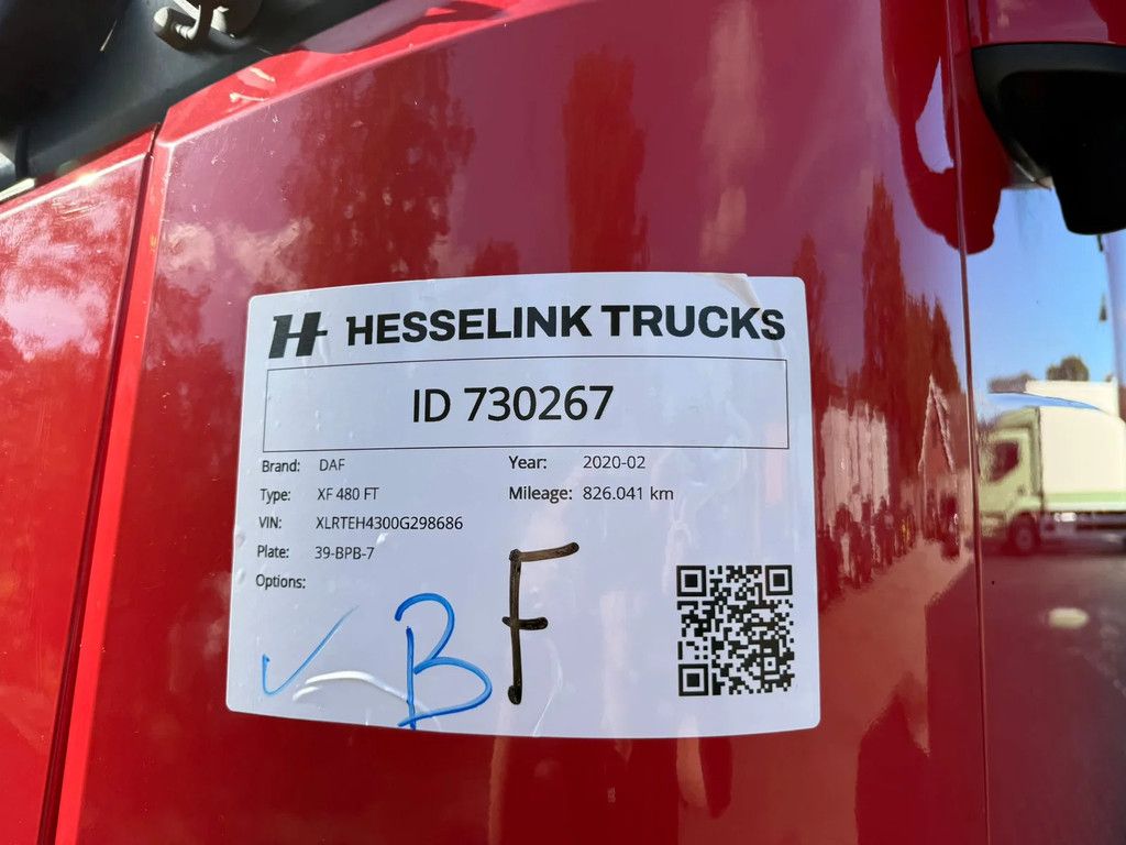 DAF XF 480 SSC Standairco ACC 2x tank APK/TUV 08-2027 NL Truck