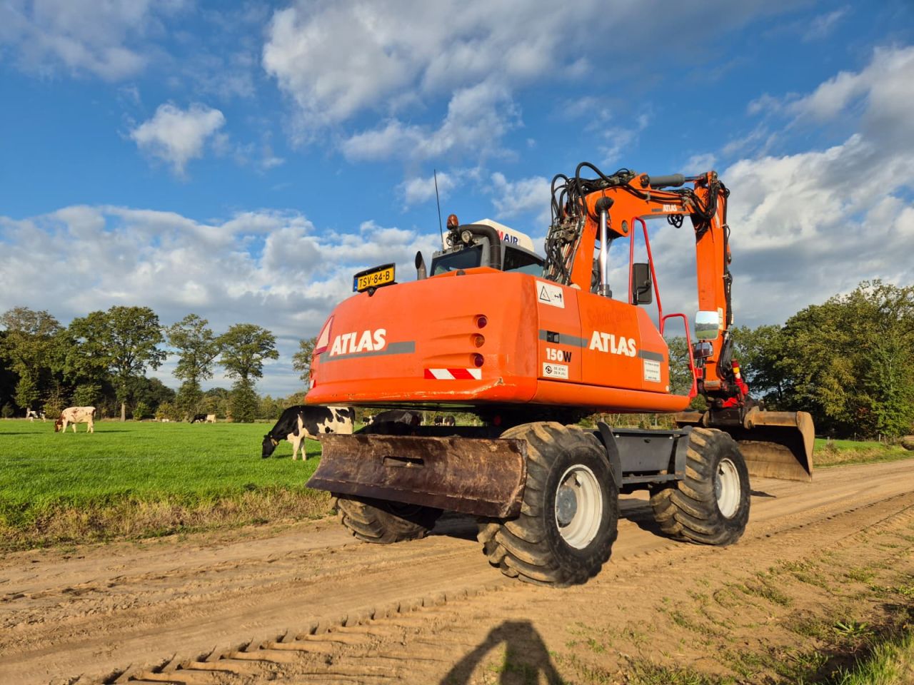 Atlas / Terex TW 160 en Atlas 150 W met draaikantelconnector