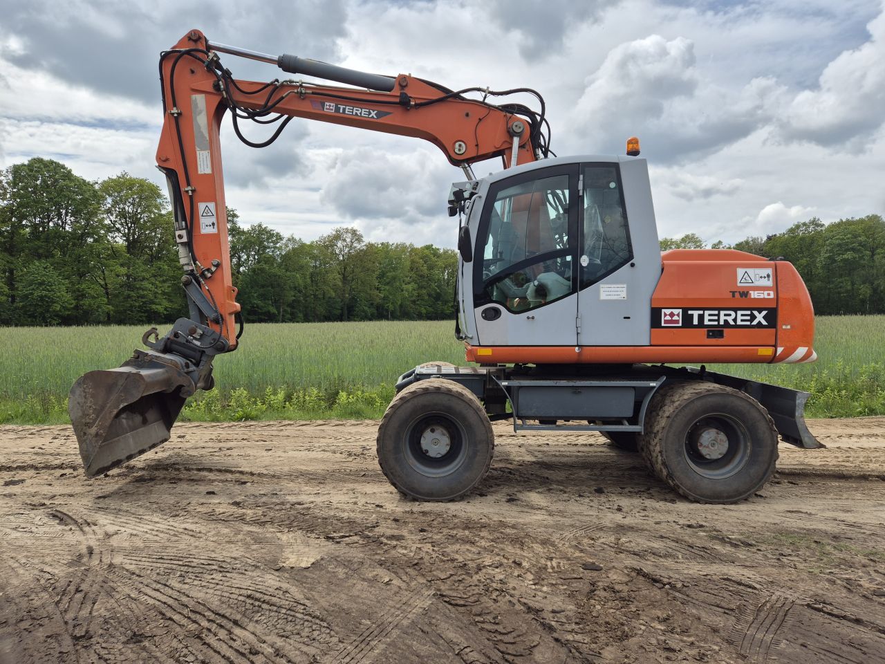 Atlas / Terex TW 160 en Atlas 150 W met draaikantelconnector