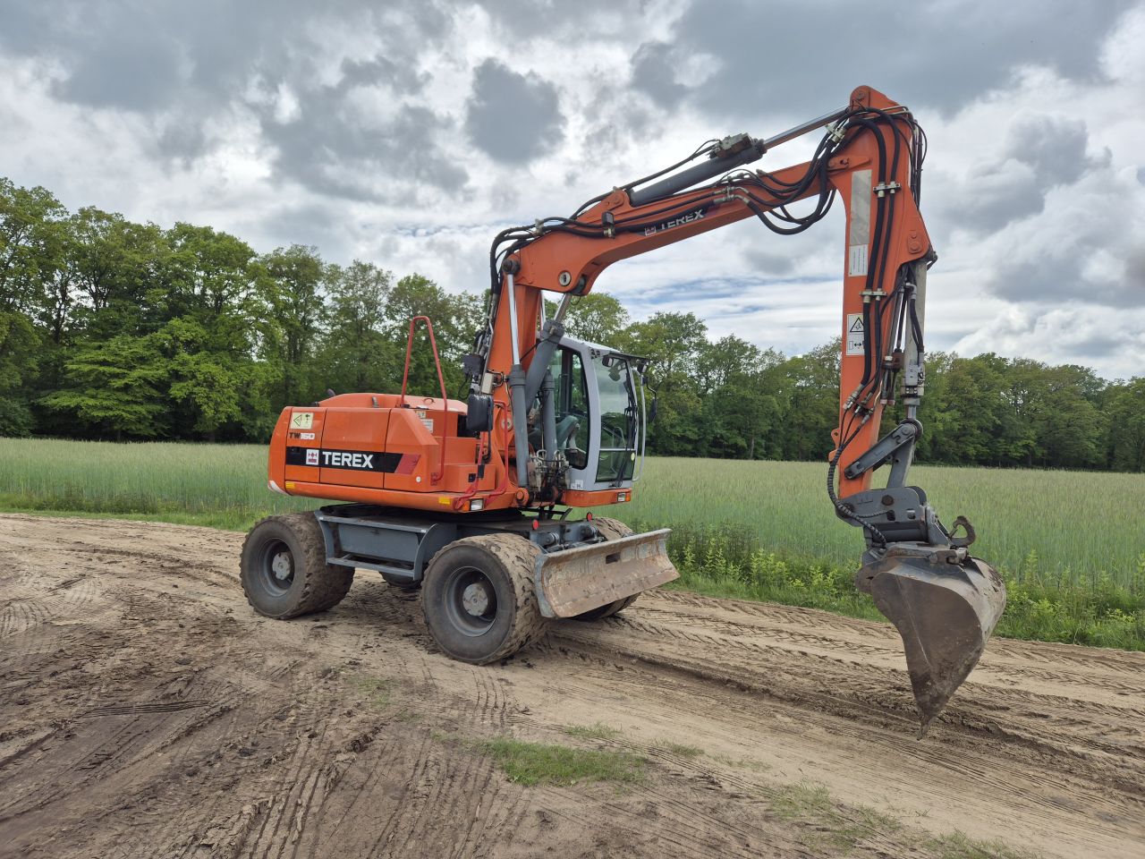 Atlas / Terex TW 160 en Atlas 150 W met draaikantelconnector