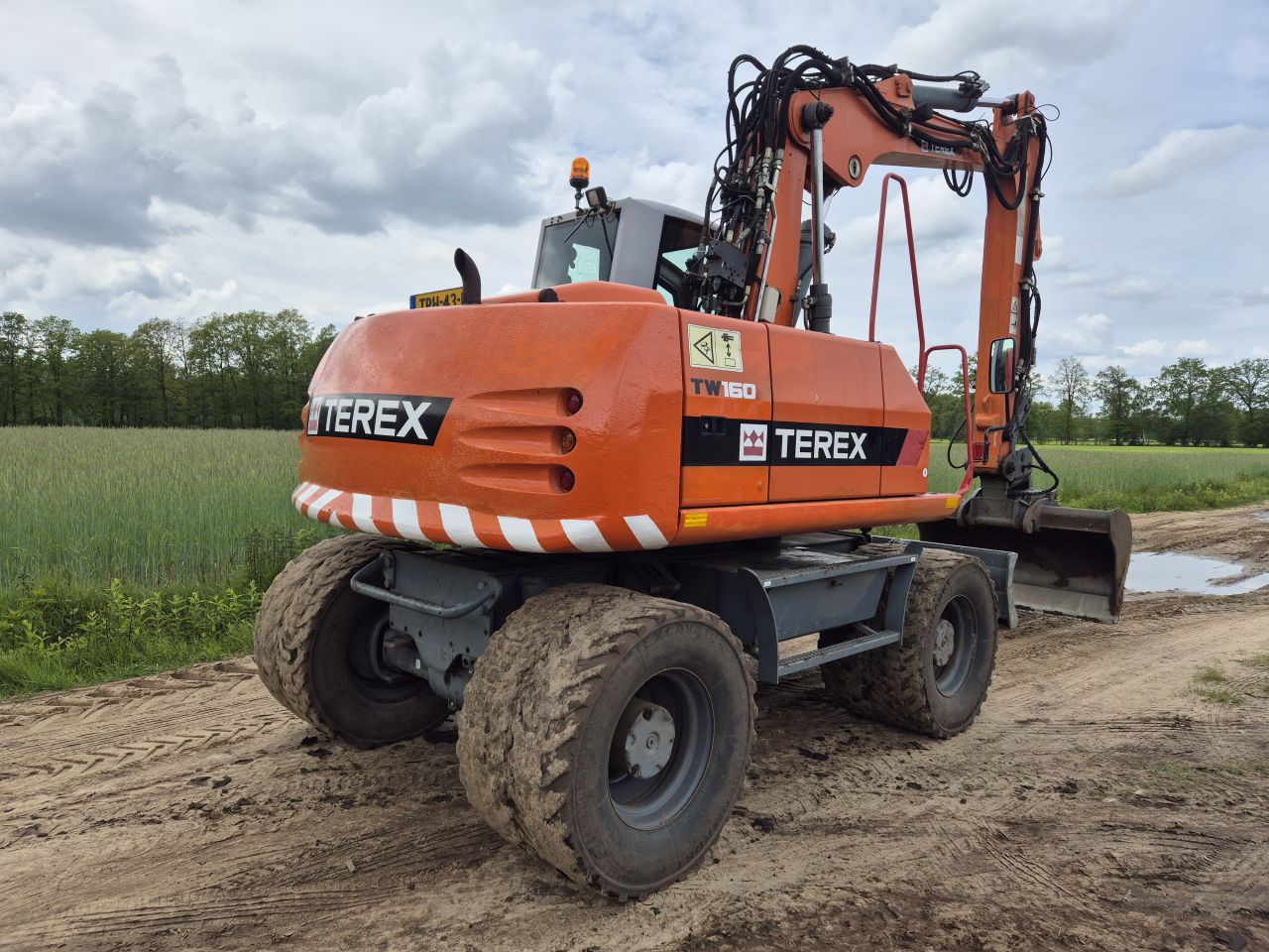Atlas / Terex TW 160 en Atlas 150 W met draaikantelconnector