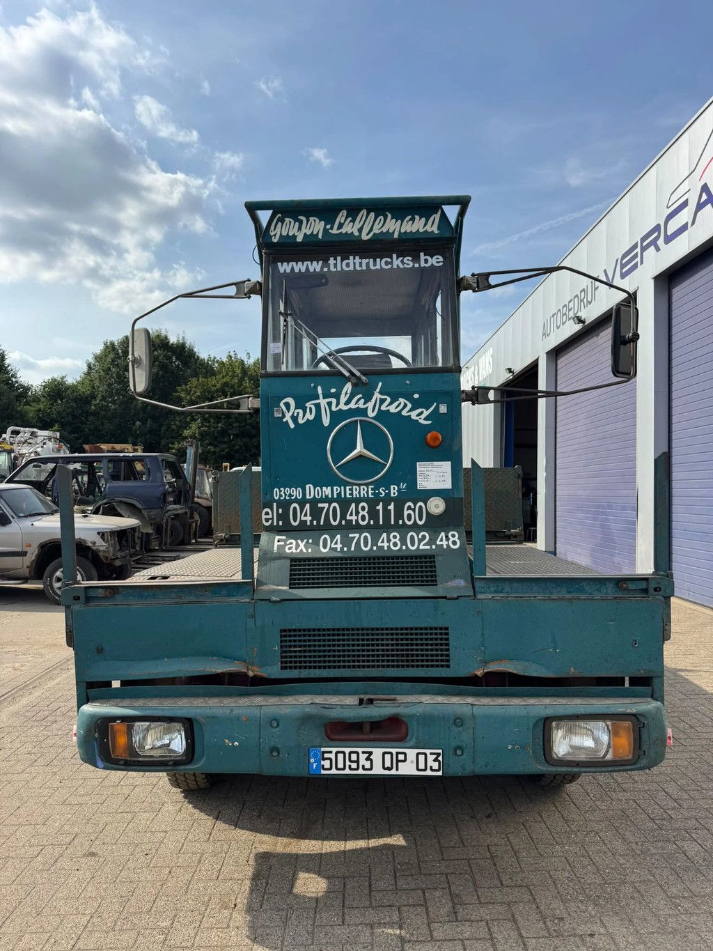 Mercedes-Benz NG **1413-OM352-PORTE FER-STEEL TRANSPORT**