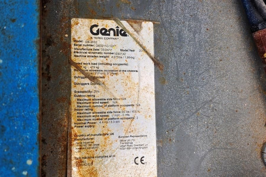 Genie GS2632 Electric, 10m Working Height, Non Marking T