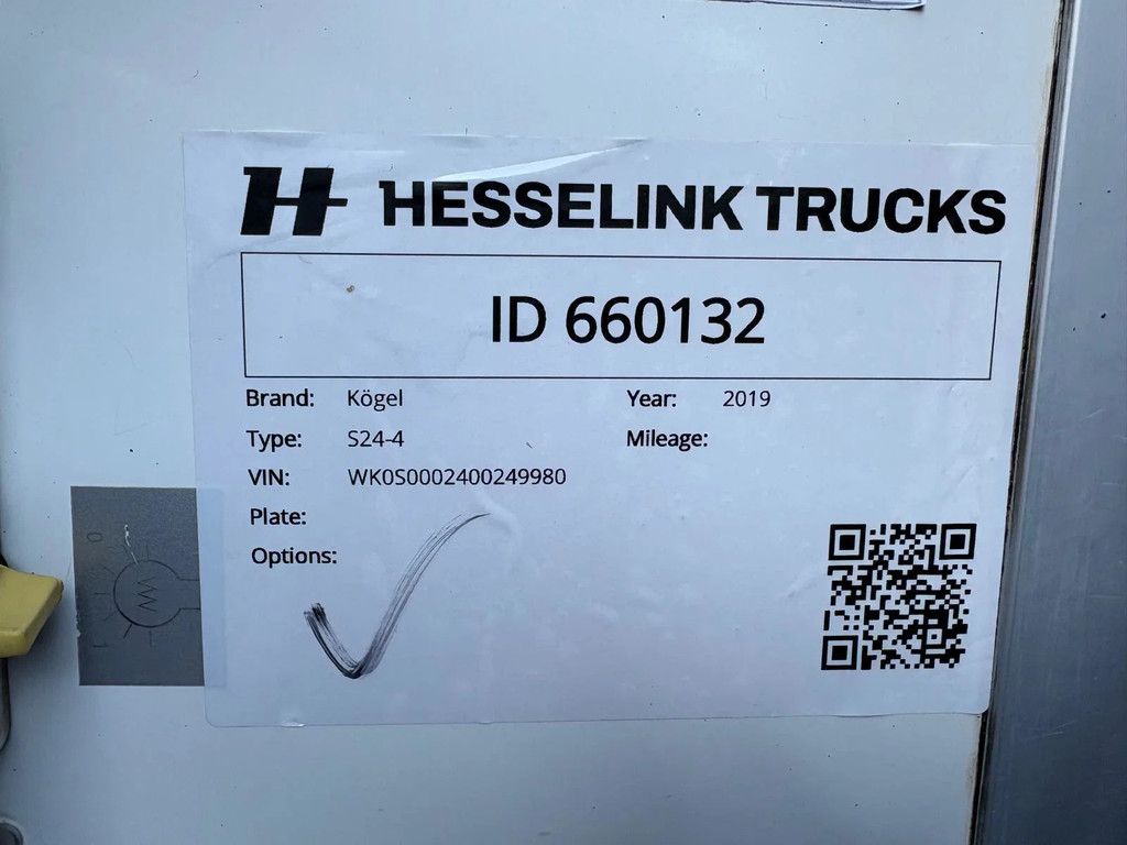 Kögel Thermo King SLXi 300 2T LBW 5251 uur!