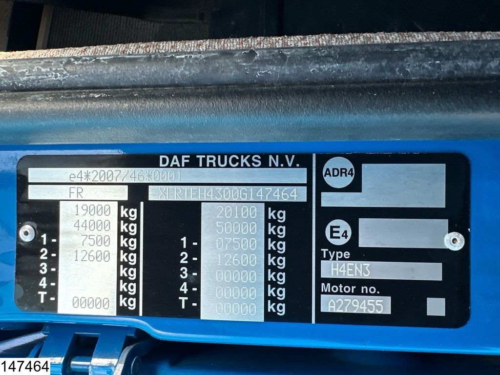 DAF XF 460 EURO 6, Retarder, Standairco