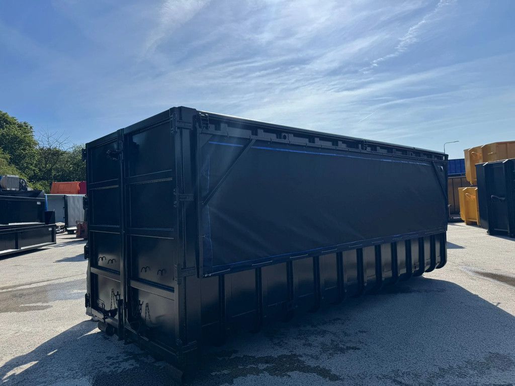 Sidalco kraancontainer 33m3 met klapnetten 600x230x240cm