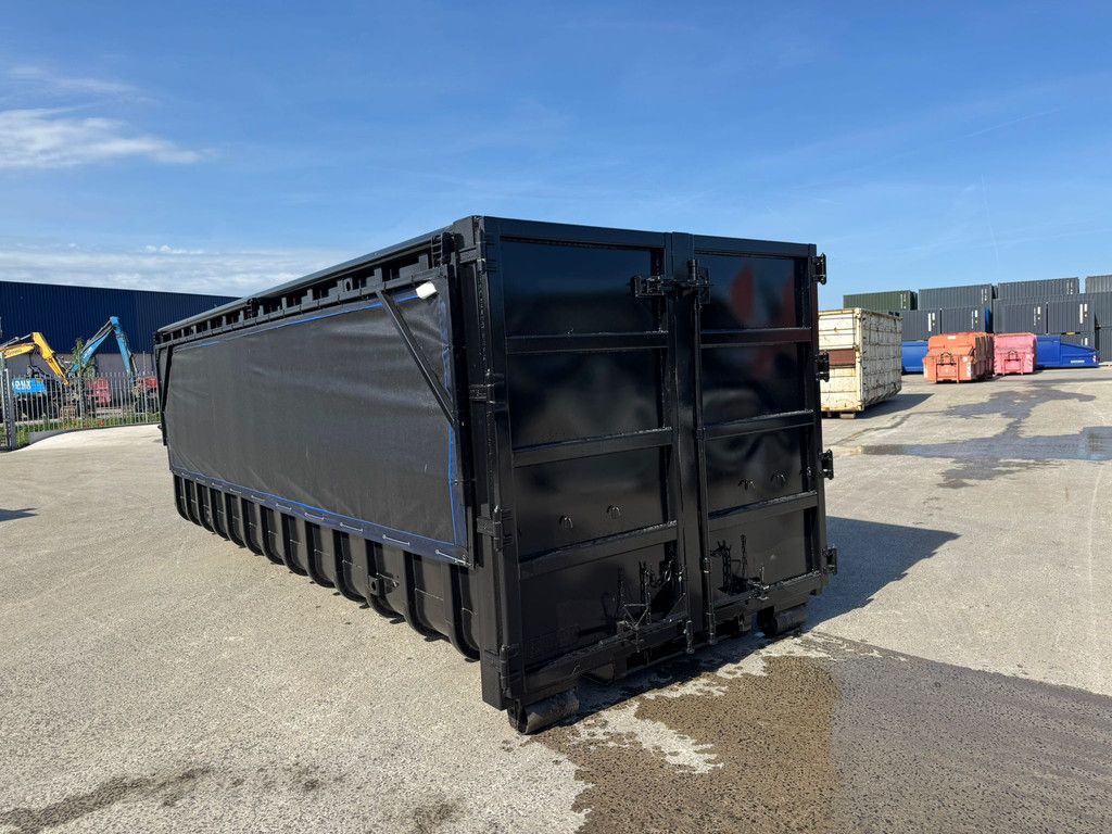 Sidalco kraancontainer 33m3 met klapnetten 600x230x240cm
