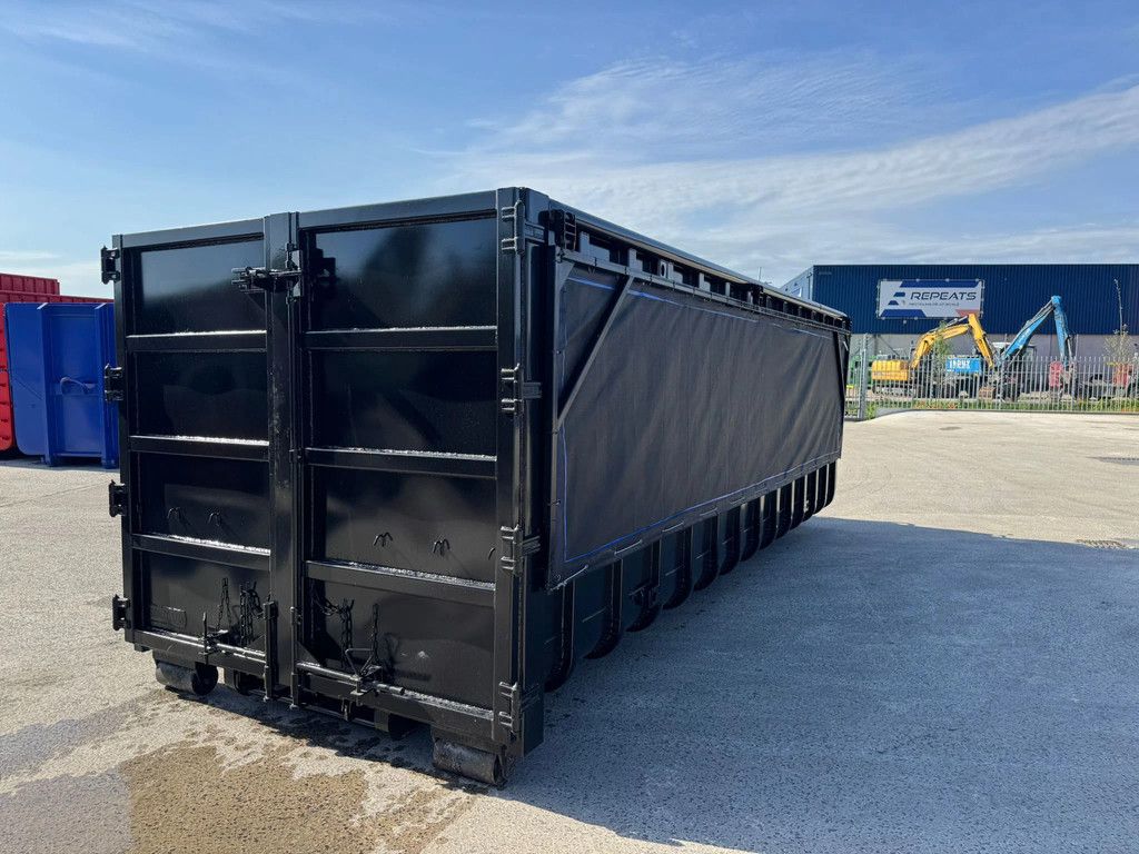 Sidalco kraancontainer 32m3 met klapnetten 700x230x200cm