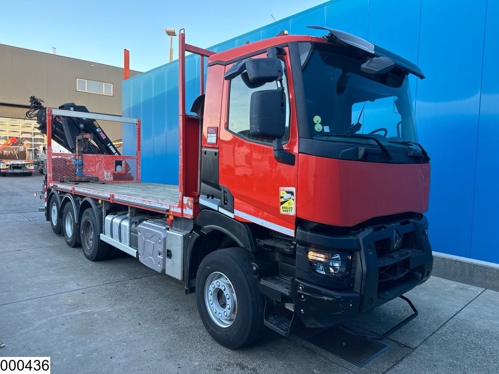 Renault C 430 8x4, EURO 6, Retarder, Hiab, Remote