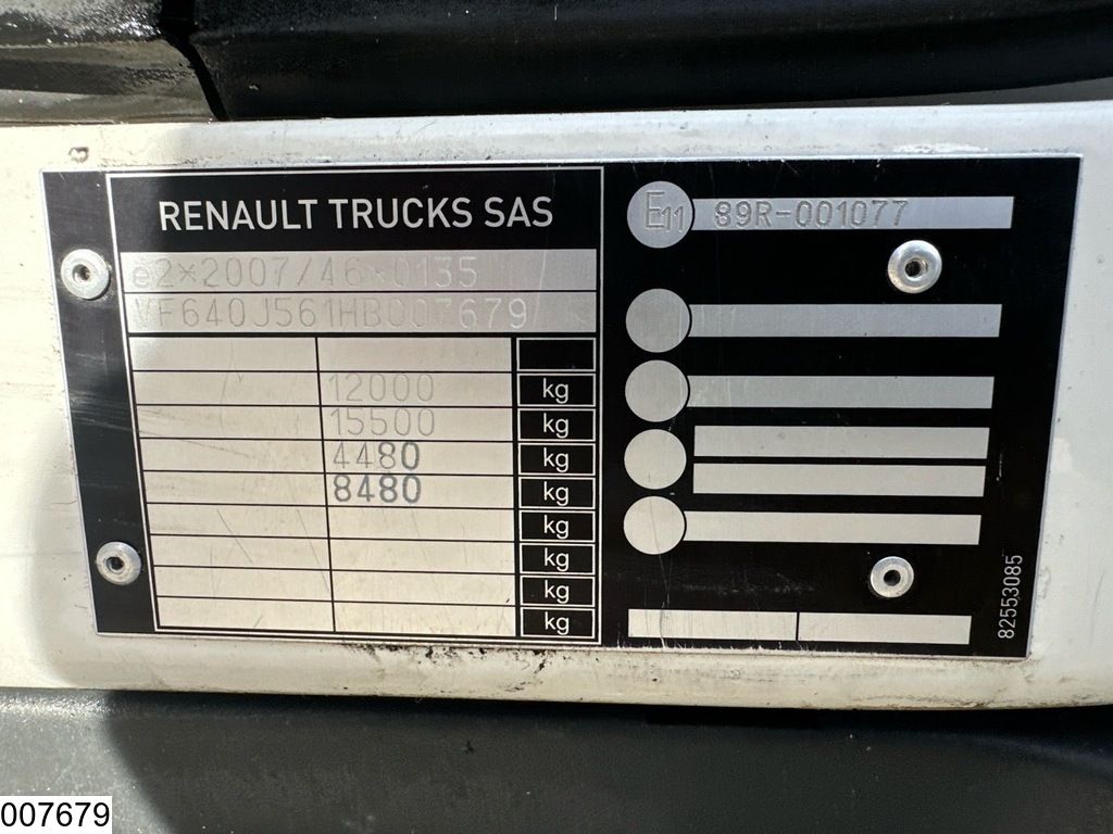 Renault D12 210 EURO 6, Dhollandia