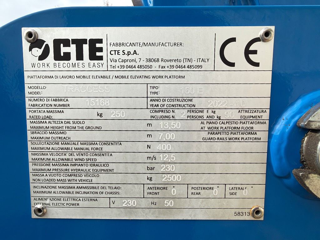 CTE Traccess 160 E