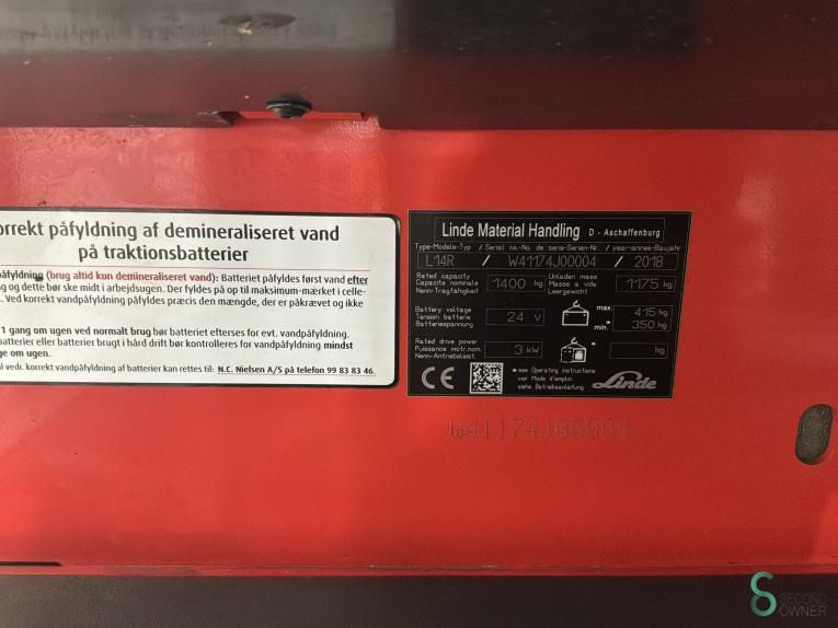 Stackers Electric Linde L14R (1173) 2018