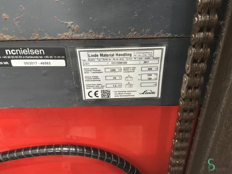 Stapler Elektrisch Linde L12i 2017