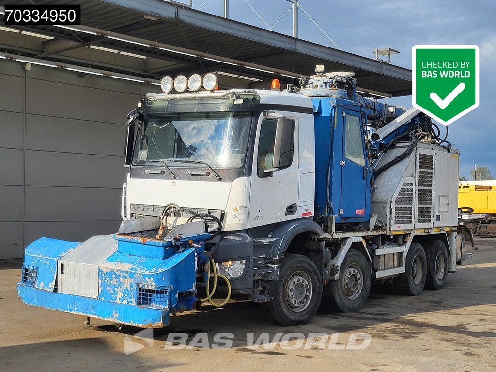 Mercedes Actros Actros 3242 8X4 AMV 7450D Concrete sprayer Full Steel Big-Axle Automatic Euro 6