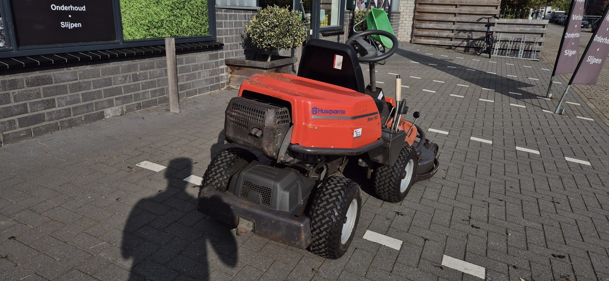 Nette Husqvarna Rider 155 Zitmaaier te koop!