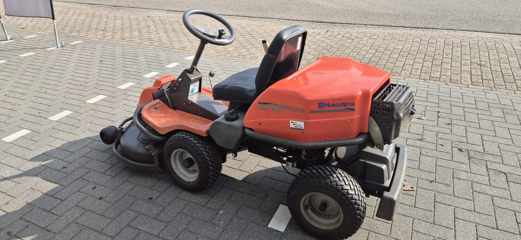 Nette Husqvarna Rider 155 Zitmaaier te koop!