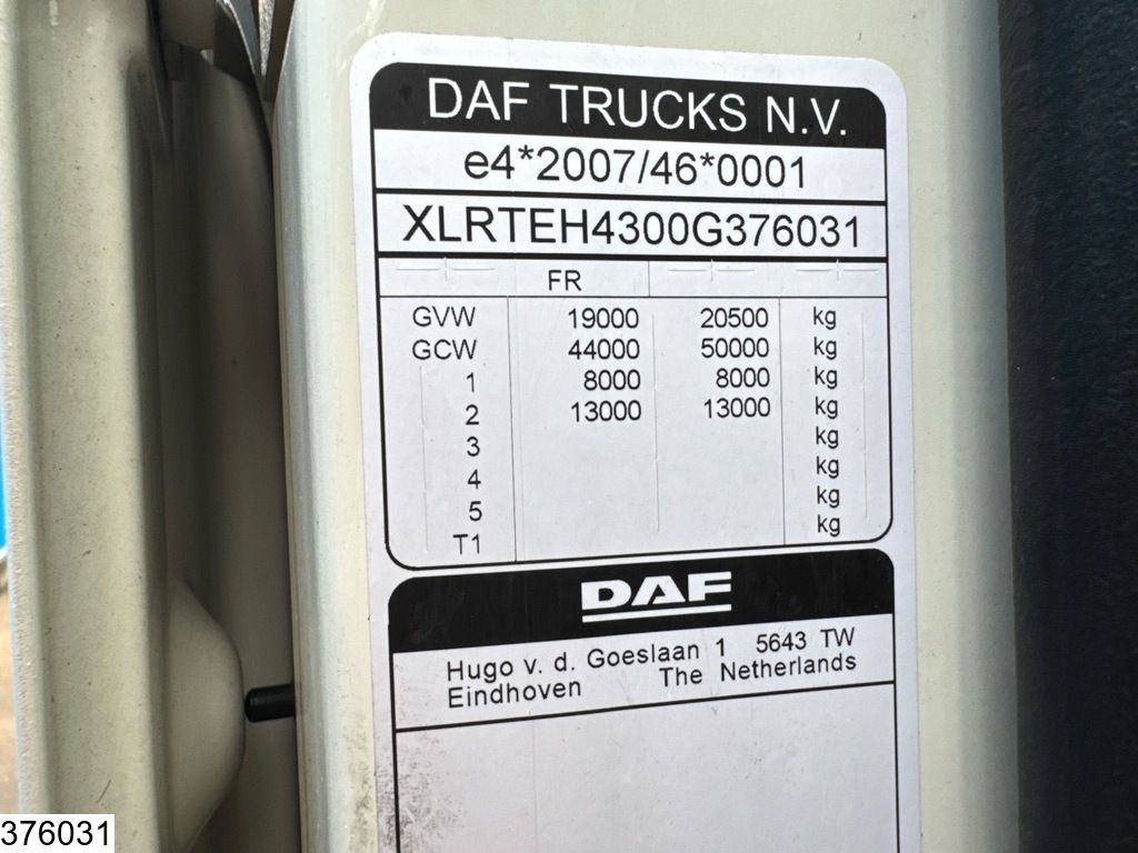 DAF XF 480 EURO 6, ACC, Standairco