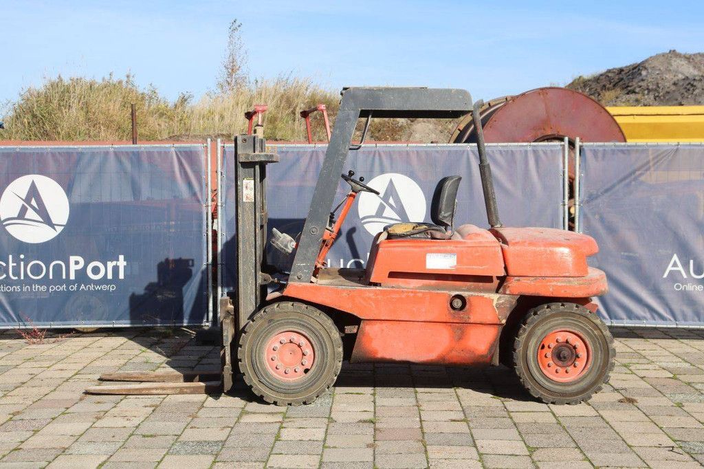 Linde H40D Diesel Forklift 4000kg 5.05m 1980