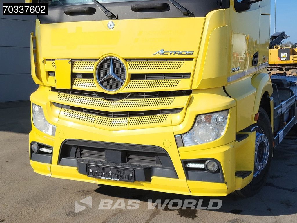 Mercedes Actros 2543 6X2 Meiller RA 21 67 containersystem Full Air suspension Lift+steering axle Euro 6