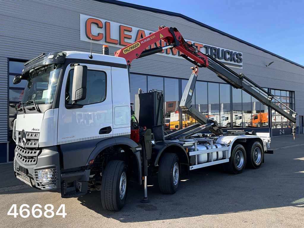 Mercedes-Benz Arocs 4145 8x4 Palfinger 24 Tonmeter laadkraan