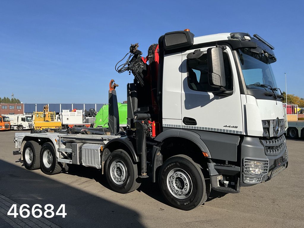 Mercedes-Benz Arocs 4145 8x4 Palfinger 24 Tonmeter laadkraan