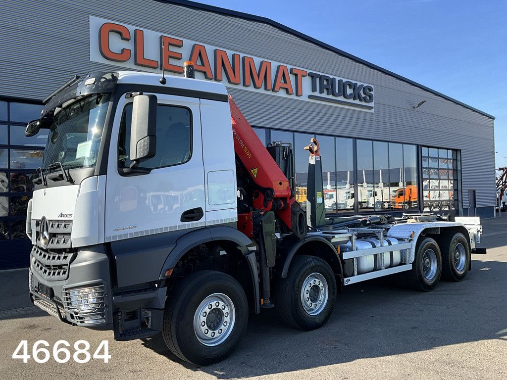 Mercedes-Benz Arocs 4145 8x4 Palfinger 24 Tonmeter laadkraan