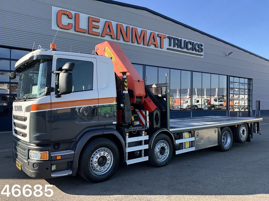 Scania G 410 8x2 Euro 6 Palfinger 41 Tonmeter laadkraan Just 329.731 km!