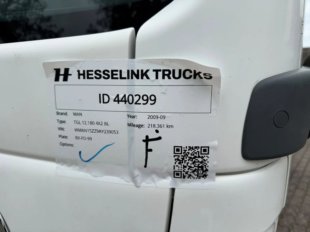 MAN TGL 12.180 Euro 5 2T LBW 218.360KM Airco Automaat Camera NL Truck