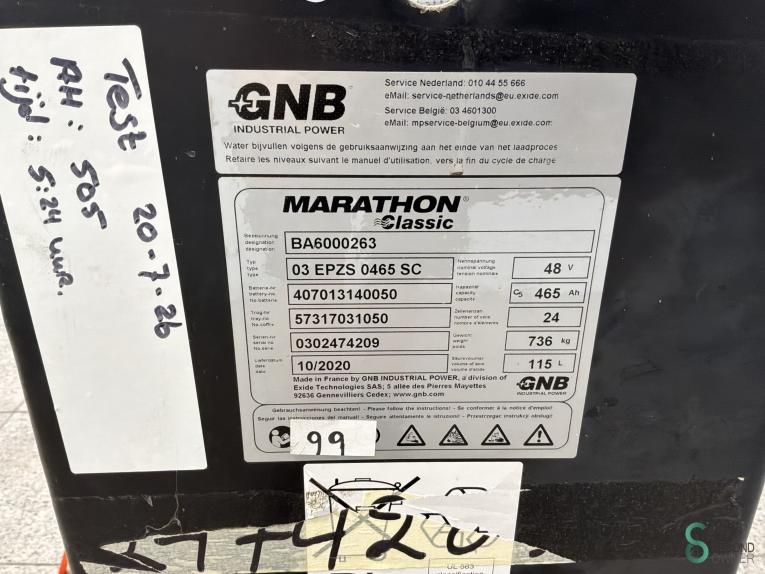 Batteries Electric Marathon 03 EPZS 0465 SLC 2020