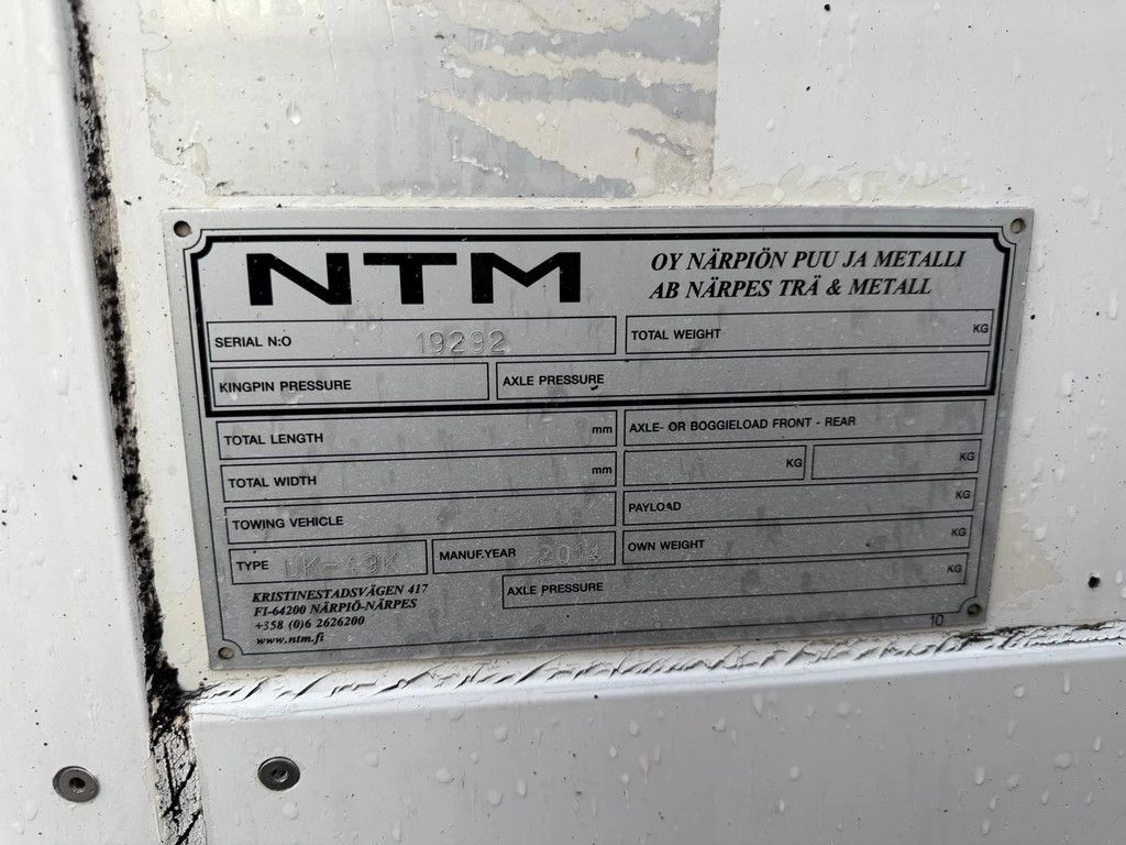 Heiwo Thermo King UT1200 Zijdeuren-Side Doors Alcoa APK/TUV 01-2027