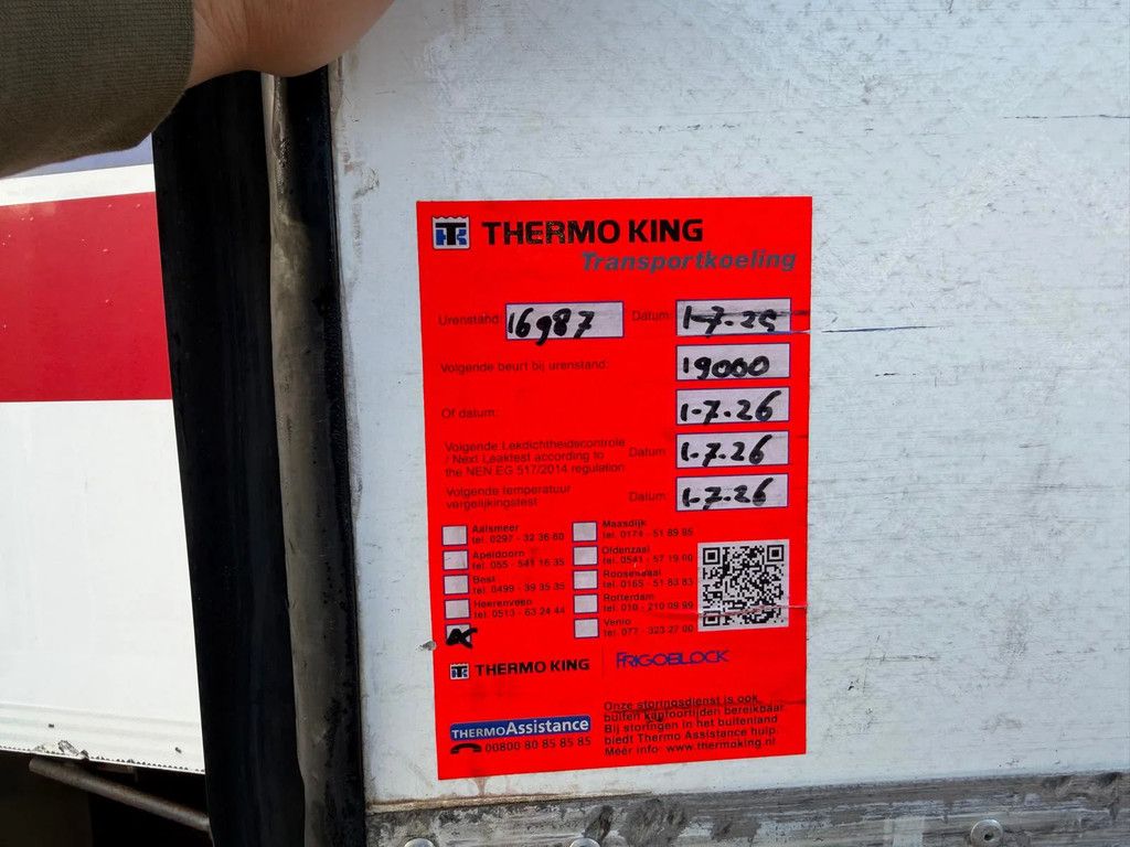 Heiwo Thermo King UT1200 Zijdeuren-Side Doors Alcoa APK/TUV 01-2027